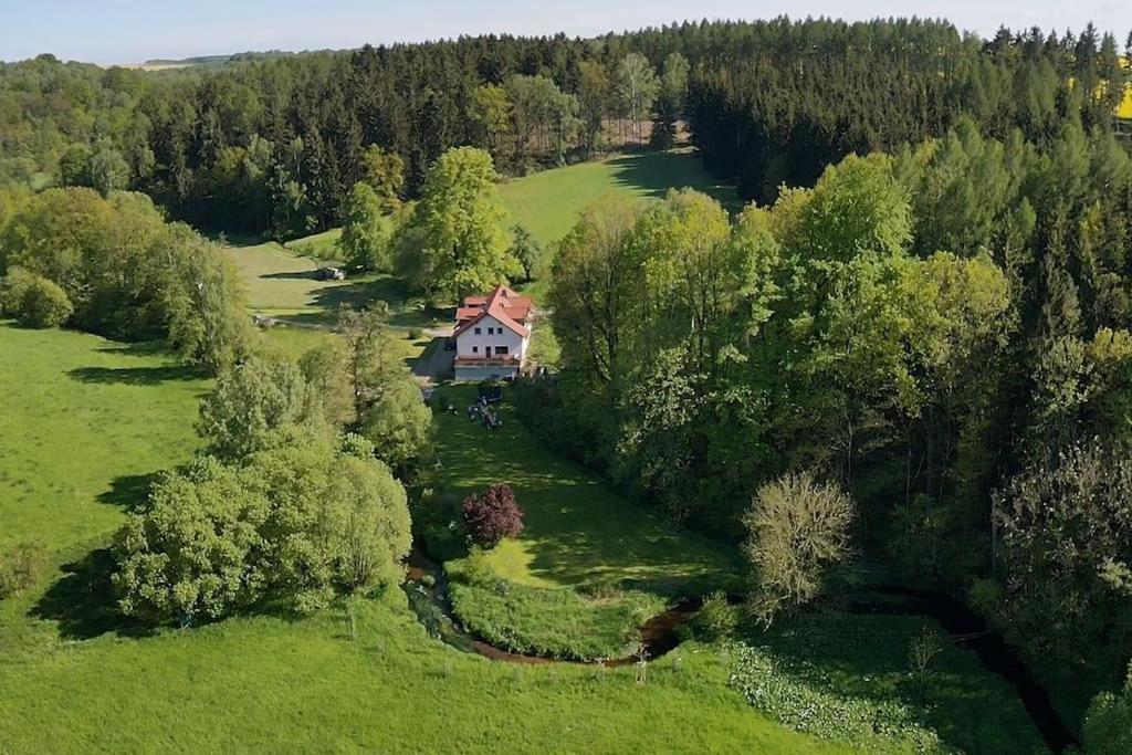 Wald-Apartment Limabach - Oberfrohna Eksteriør bilde