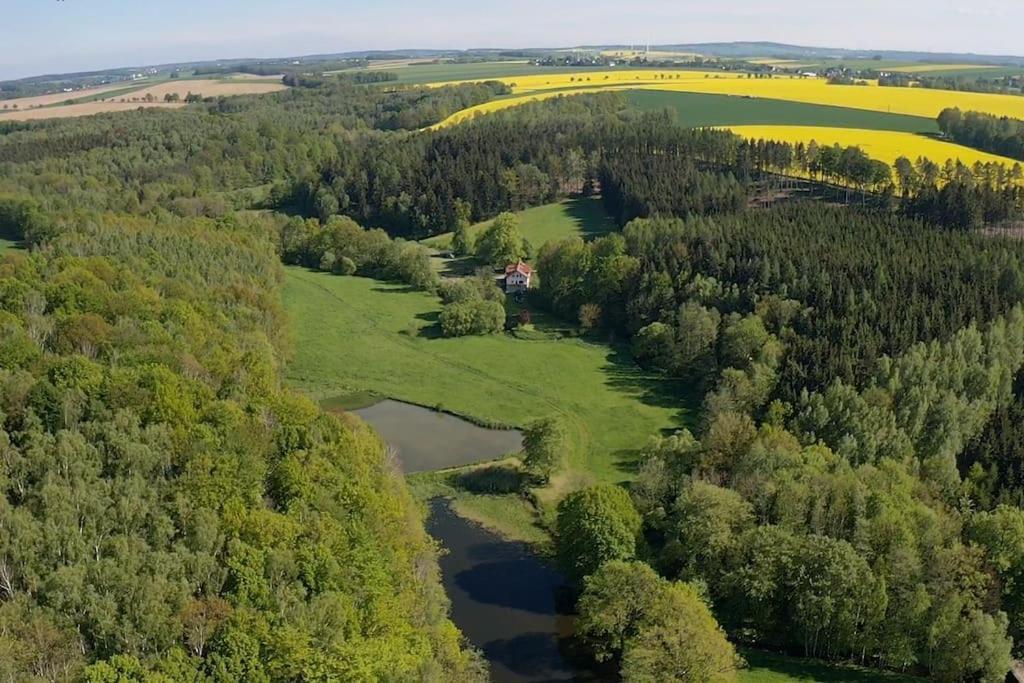 Wald-Apartment Limabach - Oberfrohna Eksteriør bilde